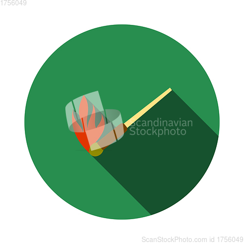 Image of Burning Matchstik Icon