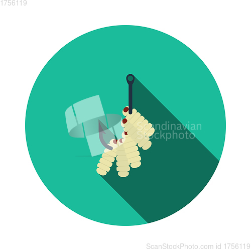 Image of Icon Of Worm On Hook
