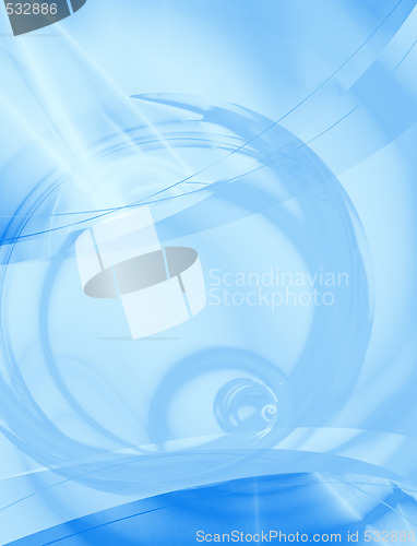 Image of Abstract Blue Layout