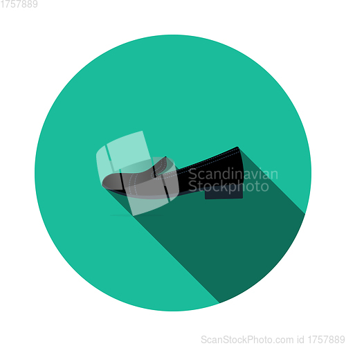 Image of Woman Low Heel Shoe Icon