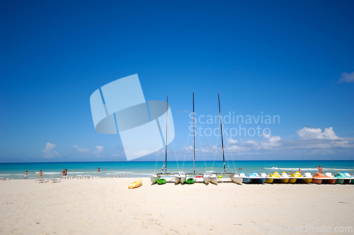 Image of Boats at exotic beace