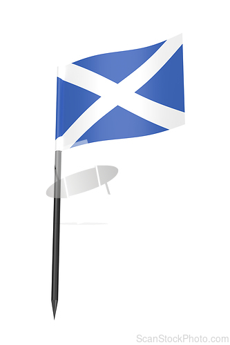 Image of Scottish flag toothpick