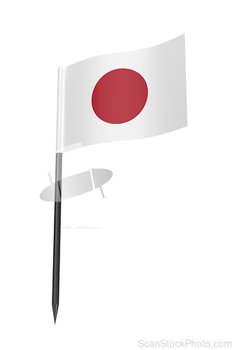 Image of Japanese flag toothpick