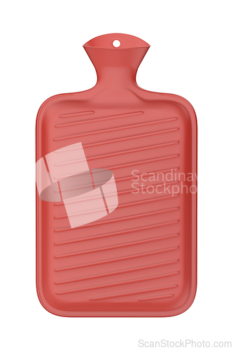 Image of Rubber heating pad with hot water