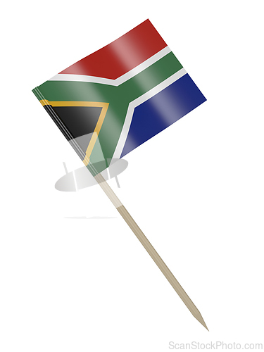 Image of Toothpick with the flag of South Africa