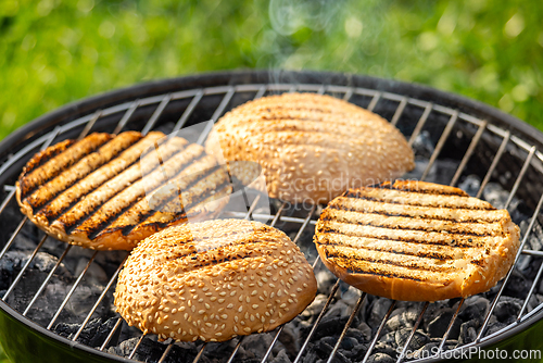 Image of grilled burger bread