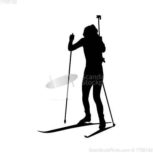 Image of Biathlon Silhouette