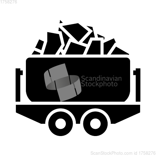 Image of Mine Coal Trolley Icon
