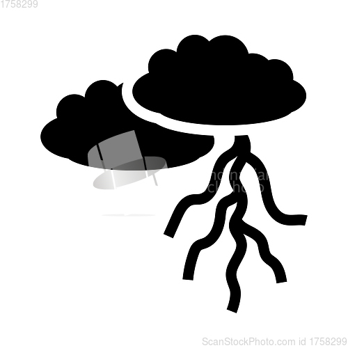 Image of Clouds And Lightning Icon