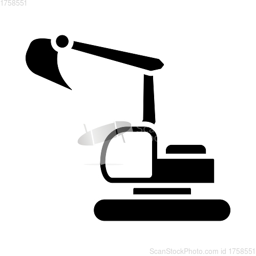 Image of Icon Of Construction Bulldozer