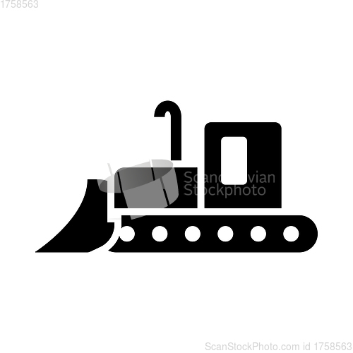 Image of Icon Of Construction Bulldozer