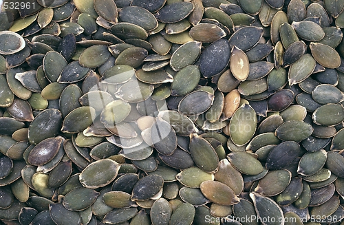 Image of Pumpkin seeds - background