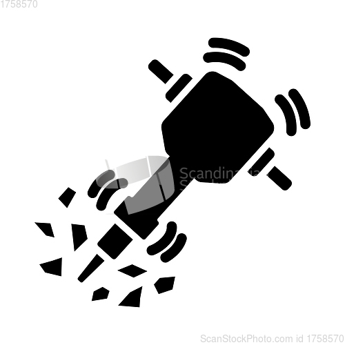 Image of Icon Of Construction Jackhammer