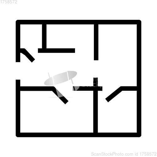 Image of Icon Of Apartment Plan