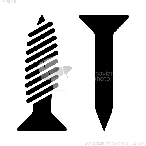 Image of Icon Of Screw And Nail