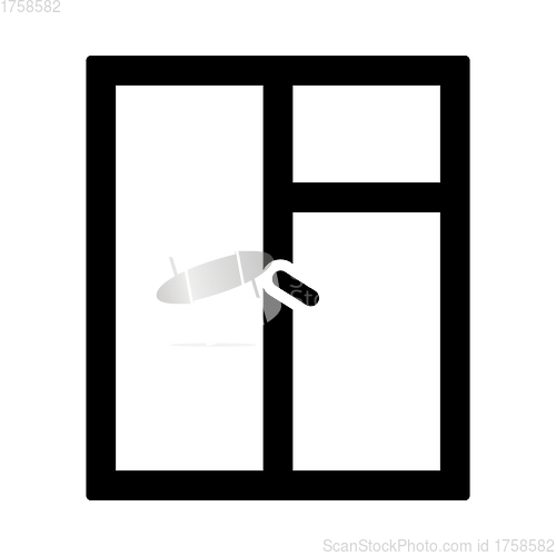 Image of Icon Of Closed Window Frame