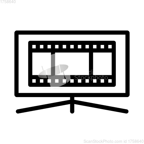 Image of Cinema TV Screen Icon