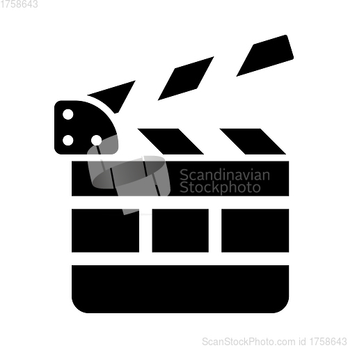 Image of Movie Clap Board Icon