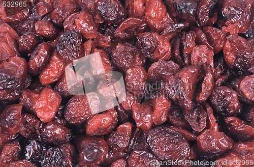 Image of dried fruit - cranberry - background