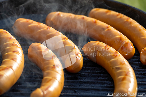 Image of freshly grilled sausages
