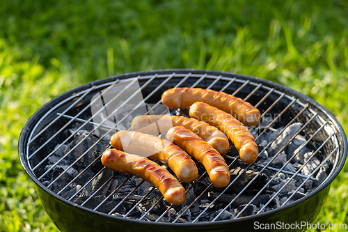 Image of freshly grilled sausages