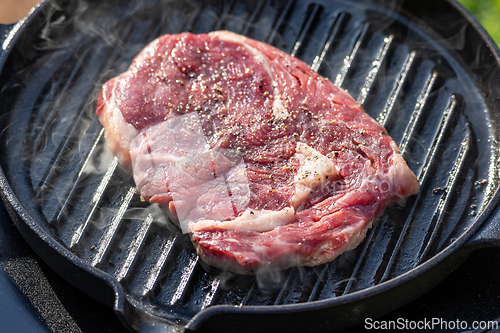 Image of fresh raw beef steak