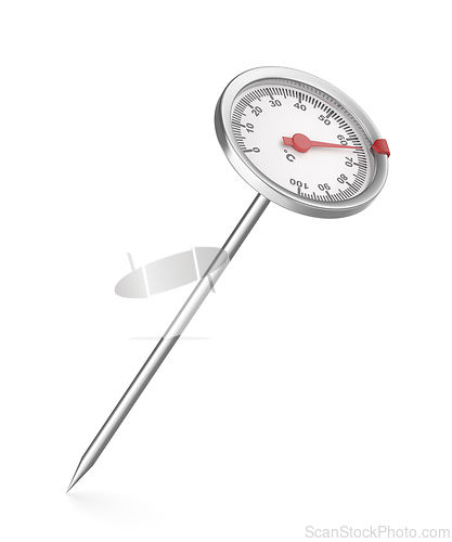 Image of Round kitchen thermometer