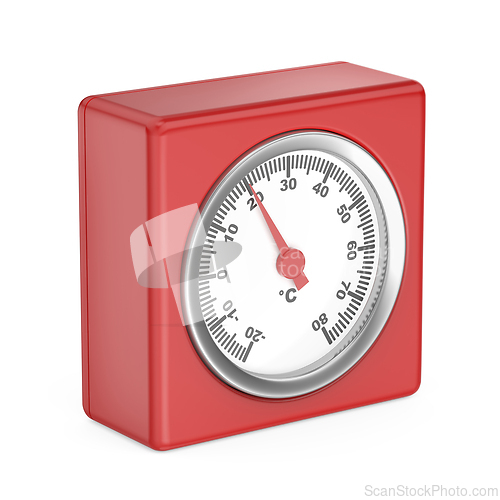 Image of Red room thermometer
