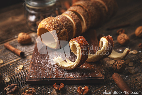 Image of Freshly baked Chimney cake