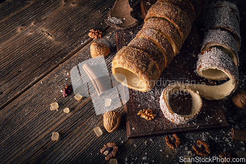 Image of Freshly baked chimney cake