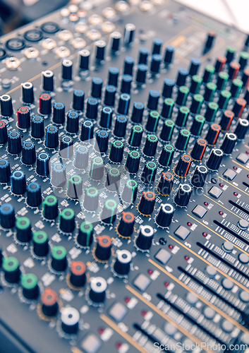 Image of Professional audio mixer