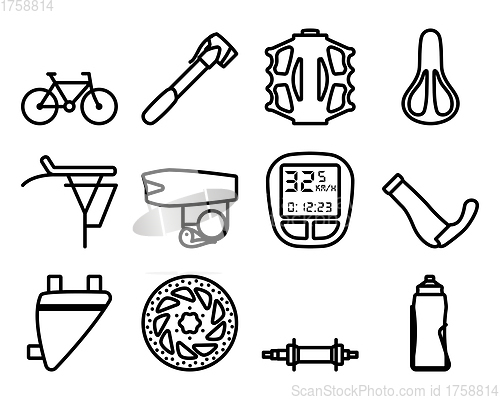 Image of Bike Icon Set
