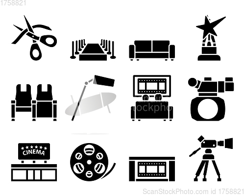 Image of Cinema Icon Set