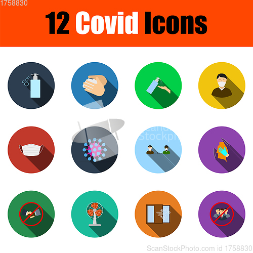 Image of Covid Icon Set
