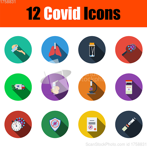 Image of Covid Icon Set
