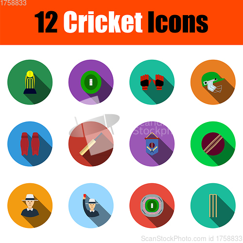 Image of Cricket Icon Set