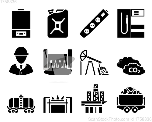 Image of Energy Icon Set