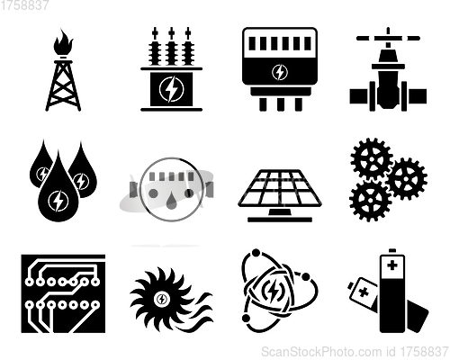 Image of Energy Icon Set