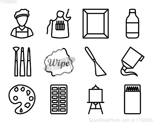 Image of Painting Icon Set