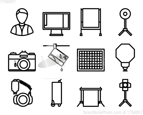 Image of Photography Icon Set