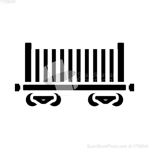 Image of Railway Cargo Container Icon