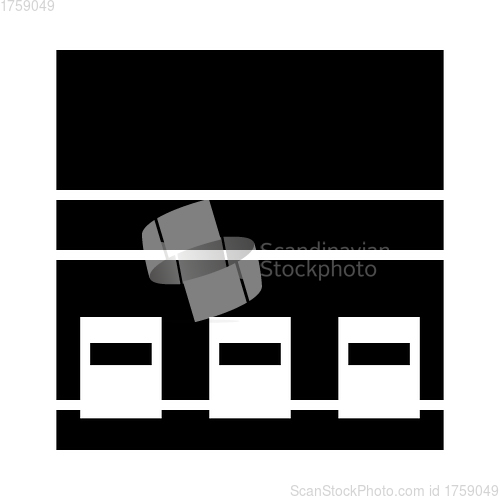 Image of Warehouse Logistic Concept Icon