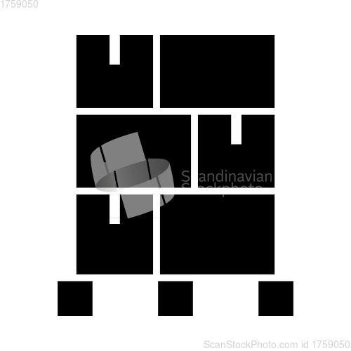 Image of Cardboard Package Box Icon