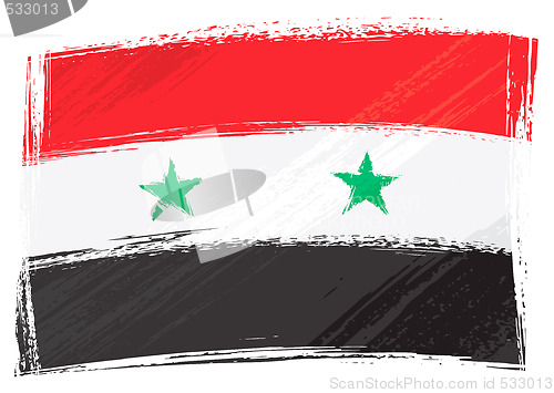 Image of Grunge Syria flag