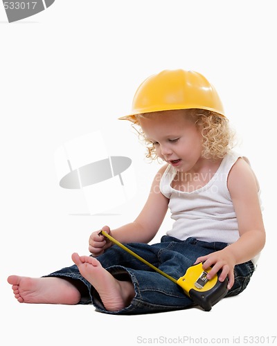 Image of Little construction worker