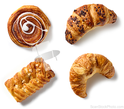 Image of set of freshly baked pastries