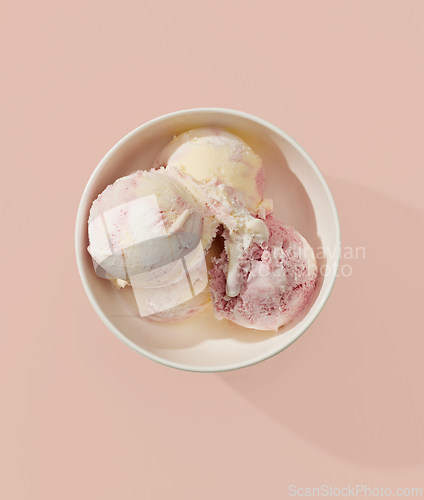 Image of bowl of ice cream