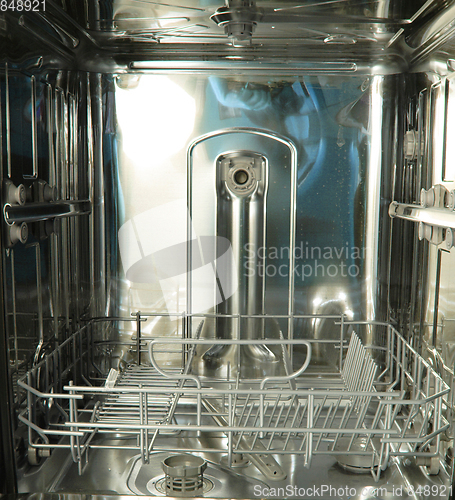 Image of dishwasher machine  background