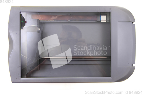Image of old scanner isolated