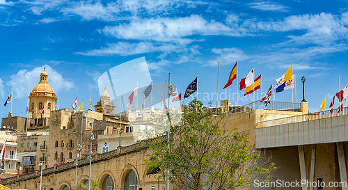 Image of Ancient city of Birgu exhibiting traditional architecture and historic churches in Malta